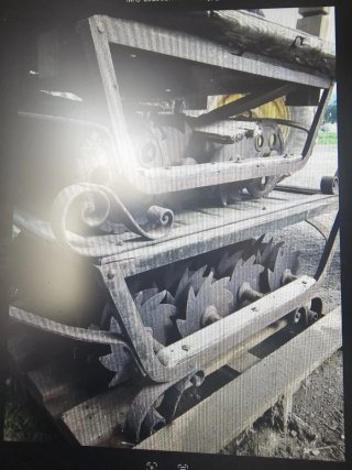 Máquina antigua de recolección