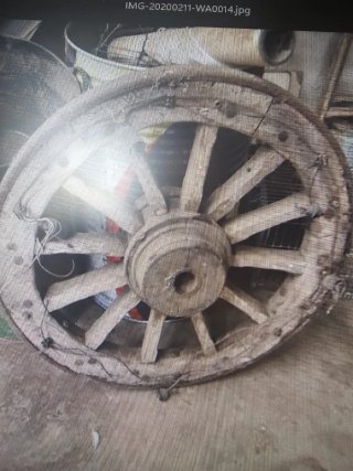 Máquina antigua de recolección