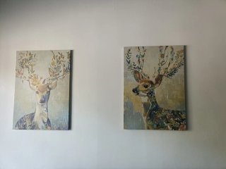 Lienzos Decorativos Ciervos Ikea