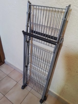 Carrito camarera estantería plegable
