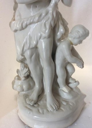 Antigua porcelana sellada - Manises