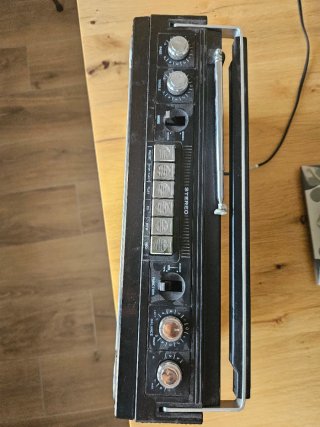 Radio Cassette CONTEC 8083-2S Plata