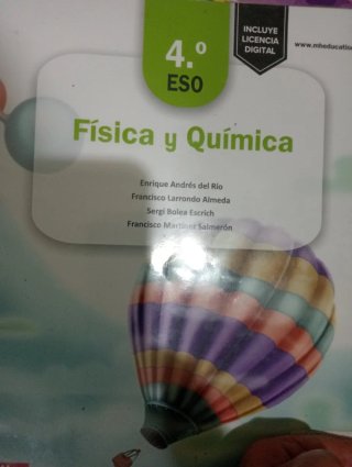Vendo libro física y química 4 ESO