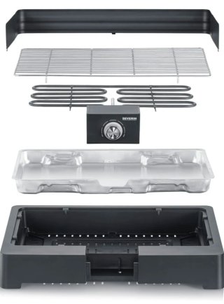 Barbacoa Eléctrica Mesa Grill  52,5x39,5 total