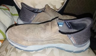 Zapatos Skechers Slip-ins Extra Wide Marrón