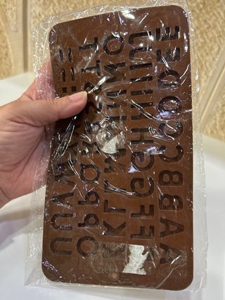 Molde Silicona Letras