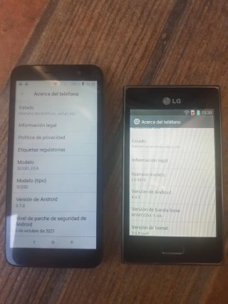 2 mobiles..LG de orange 1 sim , y Alcatel 2 Sim
