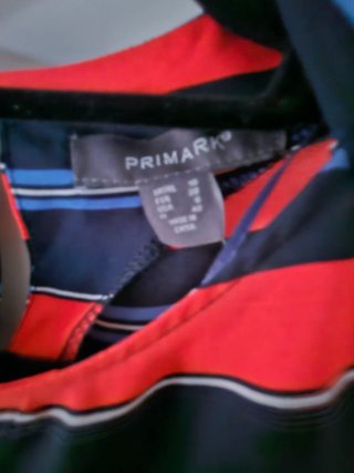 Blusa sin mangas Primark rayas