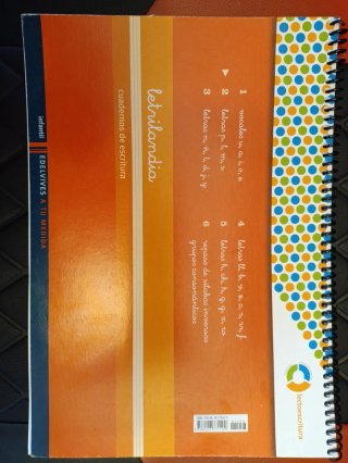 Letrilandia Lectoescritura cuaderno 2 de escrit...
