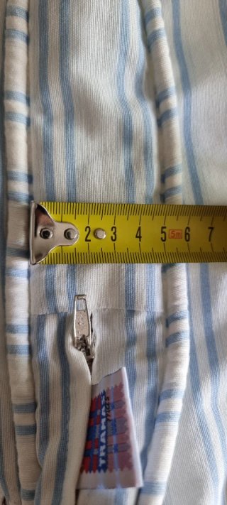 Cabeceros 90cm Rayas Azul Blanco