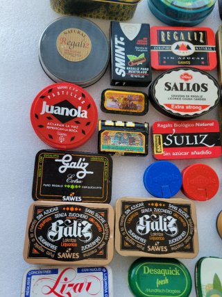 Colección 32 Cajas Regaliz Antiguas