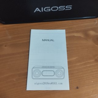 Altavoz Bluetooth AIGOSS Radio FM Negro