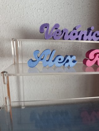 Nombres personalizados para decorar