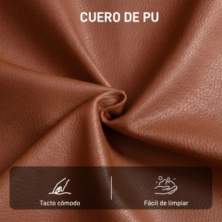 Butaca Marrón PU Sillón Lectura