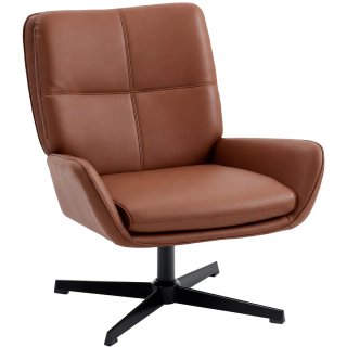 Butaca Marrón PU Sillón Lectura