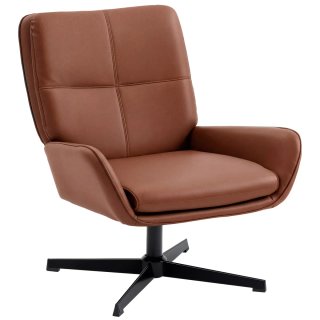 Butaca Marrón PU Sillón Lectura