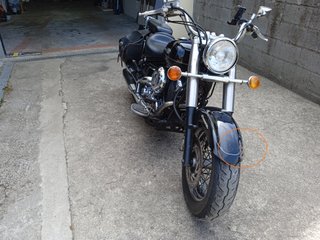 Yamaha Drag Star 650 Custom Negra