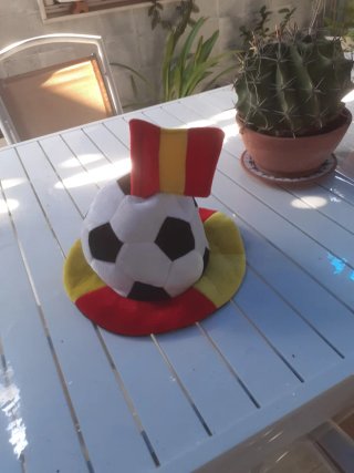 Gorro de fútbol España