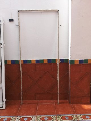 Puerta de paso de aluminio