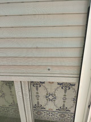 Ventana corredera blanca completa