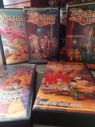 Collezione 12 VHS La Pietra dei Sogni