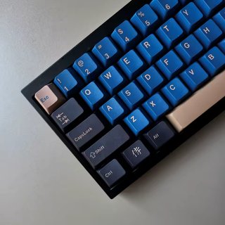 Keycaps Blue Samurai Cherry ISO Español
