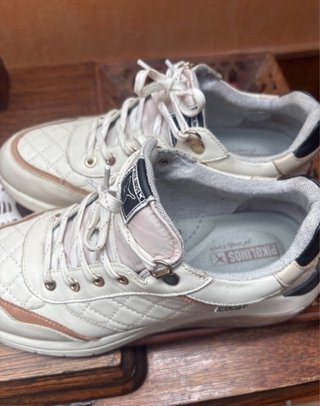 Zapatillas Pikolinos Beige/Blanco Mujer