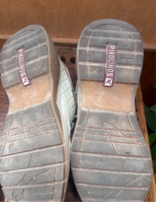 Zapatillas Pikolinos Beige/Blanco Mujer