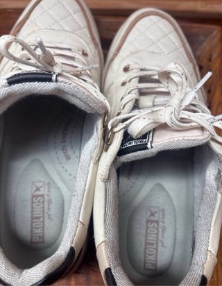 Zapatillas Pikolinos Beige/Blanco Mujer