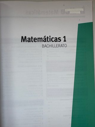 Matemáticas 1o Bachillerato