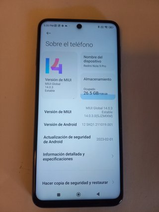 XIAOMI REDMI NOTE 9 PRO (6GB + 2GB RAM 128GB ALM.)