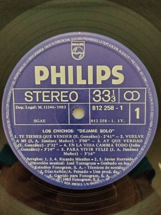 Vinilo LP Los Chichos - Déjame Solo