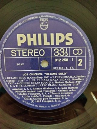 Vinilo LP Los Chichos - Déjame Solo