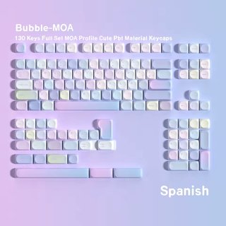 Keycaps MOA Bubble ES - Perfil MOA ISO Español