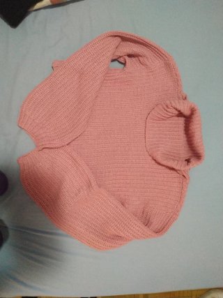 Lote 3 jerseys cuello alto rosa