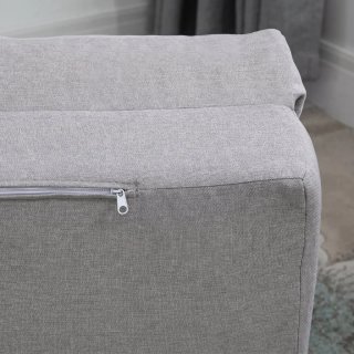Sofá Cama Individual Plegable Gris