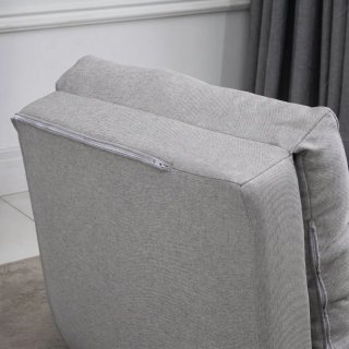 Sofá Cama Individual Plegable Gris