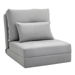 Sofá Cama Individual Plegable Gris