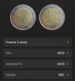 Moneda 2€ Francia 2023