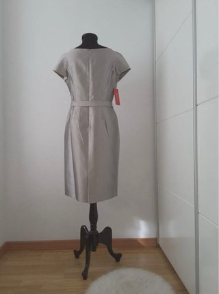 Vestido de fiesta plateado