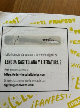 Libro de Lengua y Literatura Fanfest 2 ESO