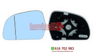 Espejo Cristal + Base Izquierdo Skoda Superb (200