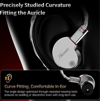 Auriculares Inear CCA Morado/Plateado In-ear