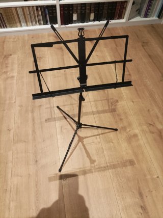 Atril de música plegable