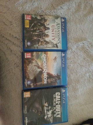 Jogos PS4: Assassin's Creed, Ghost Recon, CoD