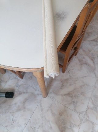 Estor enrollable poliéster beige