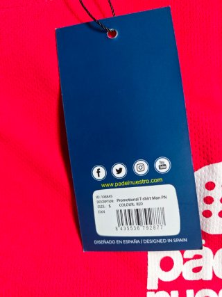 Camiseta Padel Nuestro Roja