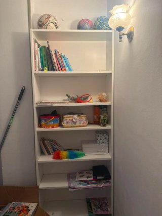 Librería Blanca Billy x2