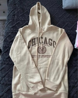 Sudadera Chicago Beige Talla XS