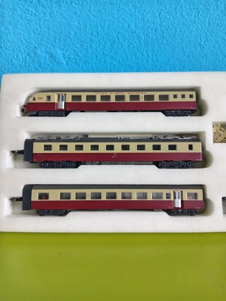 Set 7 Carrozze Treno Modello Orient Express